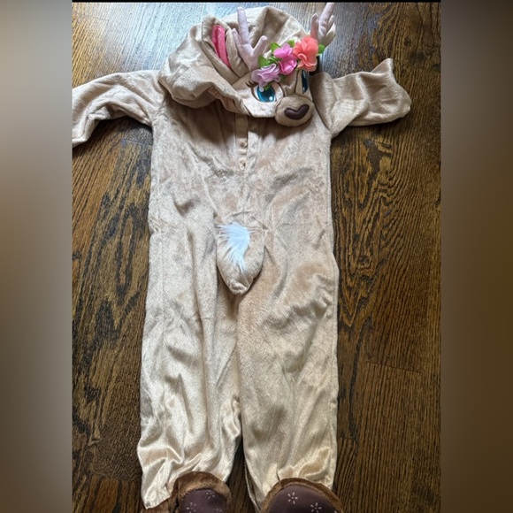 Adorable Tan Deer Kids Costume Halloween 6-12 months - Picture 3 of 3